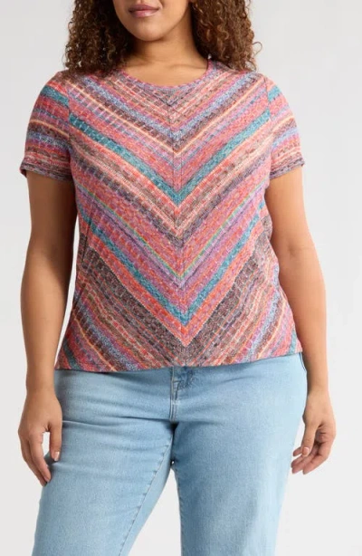 LIVERPOOL LOS ANGELES LIVERPOOL LOS ANGELES SHORT SLEEVE SCOOP NECK KNIT TOP