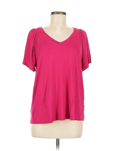 Pre-owned Liverpool Los Angeles Short Sleeve T-shirt In Pink