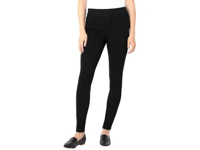 Liverpool Los Angeles Sienna Skinny Jean Leggings In Black Rinse
