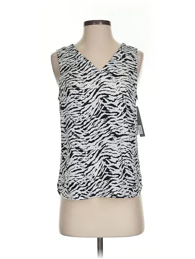 Pre-owned Liverpool Los Angeles Sleeveless Blouse In White