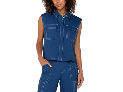 Liverpool Los Angeles Sleeveless Cargo Shirt