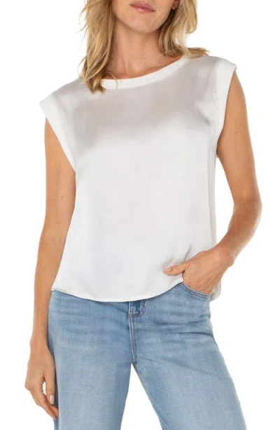 LIVERPOOL LOS ANGELES LIVERPOOL LOS ANGELES SLEEVELESS SATIN TOP