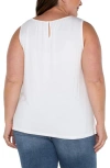 Liverpool Los Angeles Sleeveless Top In White