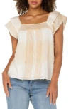 Liverpool Los Angeles Sleeveless Chevron Knit Top In Brown