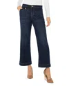 Liverpool Los Angeles Stride Ankle Wide Leg Jeans In Albany In Blue