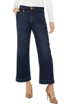 Liverpool Los Angeles Stride Ankle Wide Leg Jeans In Albany In Blue