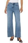 Liverpool Los Angeles Petite Stride High-rise Wide-leg Jeans In Carbon Canyon