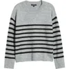Liverpool Los Angeles Stripe Crewneck Sweater