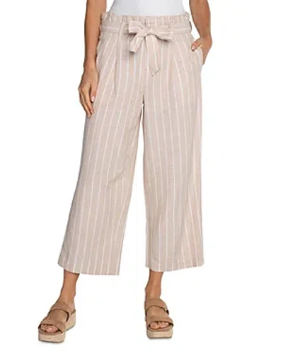 LIVERPOOL LOS ANGELES STRIPED WIDE LEG BELTED PANTS