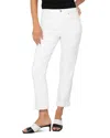 Liverpool Los Angeles The Keeper Cuffed Boyfriend Jeans In Bright White