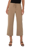 Liverpool Los Angeles Tie Waist Ankle Wide Leg Pants In Palo Santo