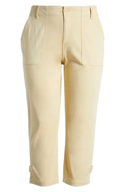 Liverpool Los Angeles Utility Crop Wide Leg Cargo Pants