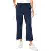 Liverpool Los Angeles Wide Leg Crop Pants In Dark Navy