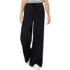 Liverpool Los Angeles Wide Leg Sweatpants In Black