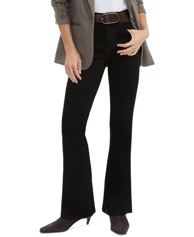 Liverpool Los Angeles Women's Bobbie Baby Boot Stretch Mid-rise Bootcut Jeans In Black Rinse