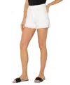 Liverpool Los Angeles Christine High Waist Denim Cutoff Shorts In Bone White