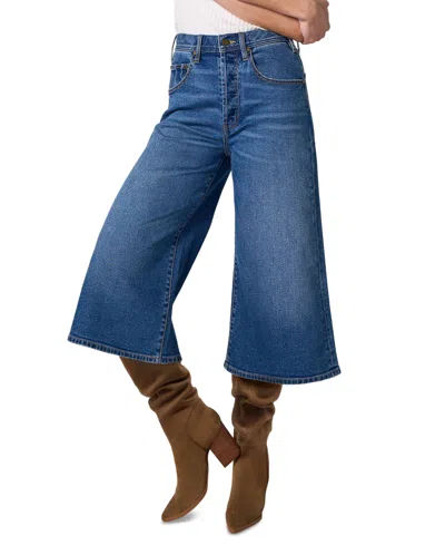 Liverpool Los Angeles Women's Claire High-rise Culotte Cropped Denim Pants In Honey Wave