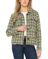 Liverpool Los Angeles Women's Fray Edge Cargo Shacket In Green