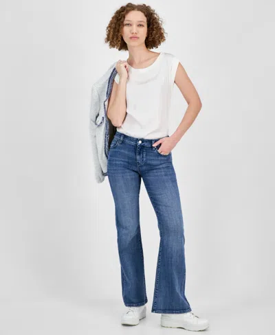 Liverpool Los Angeles Women's Hannah Mid-rise Flare-leg Jeans In Jensen