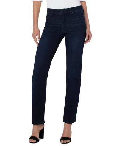 LIVERPOOL LOS ANGELES WOMEN'S KENNEDY MID RISE STRAIGHT JEANS