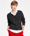 Liverpool Los Angeles Womens Layered Look Collared Sweater Kelsey Wide Leg Pants In Black W,white