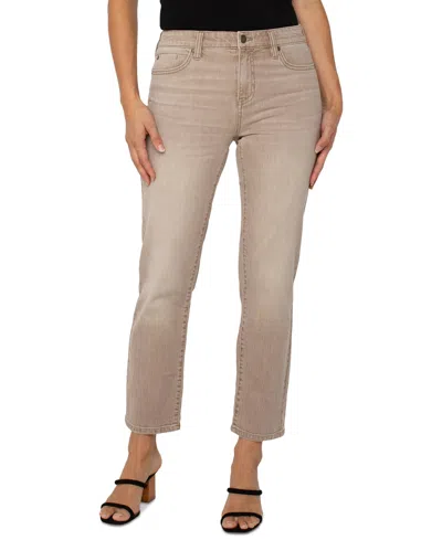 Liverpool Los Angeles Women's Liv Mid Rise Slim-leg Ankle Jeans In Neutral