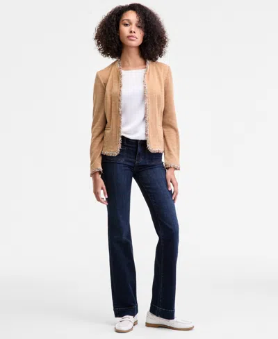 Liverpool Los Angeles Women's Lucy Mid-rise Bootcut Jeans In Brown