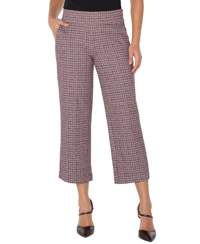 Liverpool Los Angeles Women's Mabel Stovepipe Leg Pull-on Cropped Pants In Multi