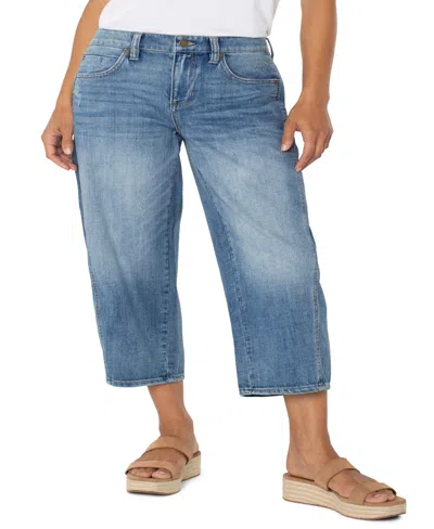 LIVERPOOL LOS ANGELES WOMEN'S MID RISE BARREL JEANS