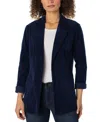 Liverpool Los Angeles Women's Notch Collar Boyfriend Blazer In Blue