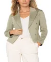 Liverpool Los Angeles Open Front Blazer In Green