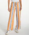 Liverpool Los Angeles Pull On Drawstring Pants In Metallic