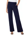 Liverpool Los Angeles Womens Pull On Wide Leg Pants 0 14p In Cadet Blue