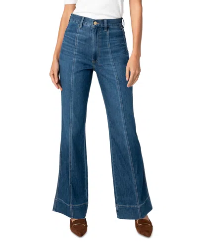 Liverpool Los Angeles Women's Relaxed High-rise Seamed Bootcut Jeans In Bayshore