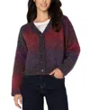 Liverpool Los Angeles Ombre V Neck Cardigan In Multi