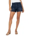 Liverpool Los Angeles Utility Denim Shorts In Rowland Heights