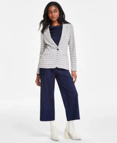 Liverpool Los Angeles Womens Blazer Sleeveless Top Cargo Jeans In Blue