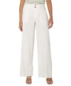 Liverpool Los Angeles Womens Utility Patch Pocket Wide Leg Pants 0p 16 In White