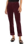 Liverpool Marley Corduroy Girlfriend Pants In Purple