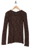 Liverpool Stripe Crewneck Sweater In Multi
