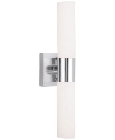Livex Aero 2-light Vanity In Silver