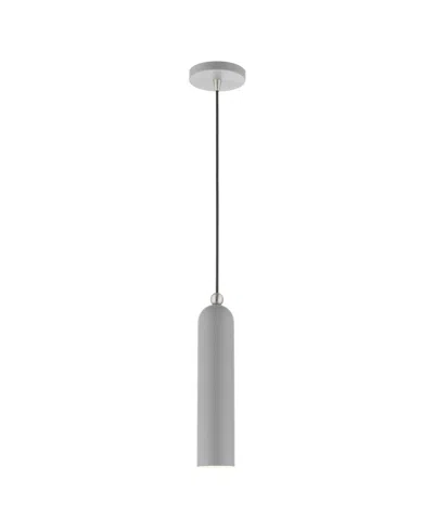 Livex Ardmore 1 Light Pendant In Medium Gray