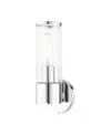 Livex Bancroft 1 Light Single Sconce In Silver
