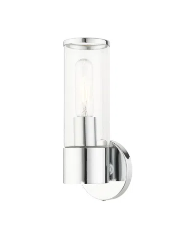 Livex Bancroft 1 Light Single Sconce In Silver