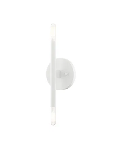 Livex Copenhagen 2 Lights Sconce In White