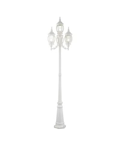 Livex Frontenac 4 Lights Outdoor Post Light In White