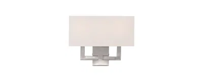 Livex Hollborn 3-light Brushed Nickel Sconce