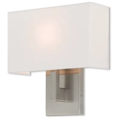 Livex Lighting 1 Light Ada Brushed Nickel Wall Sconce