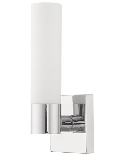 Livex Lighting 1-light Ada Wall Sconce In Silver