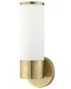 Livex Lighting 1 Light Antique Brass Ada Single Sconce In Gold